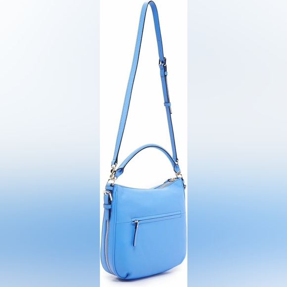 Kate Spade Blue Cobble Hill Small Ella Crossbody Tote Handbag Purse - Picture 2 of 13